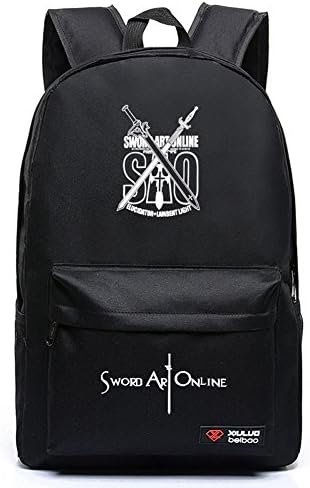 Anime Sword Art Online Backpack SAO Double Swords Cosplay Cool Bag A