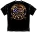 Patriotic Short Sleeve Shirts, 100% Cotton Casual Mens Shirts, Show Your Pride with Our 2nd Amendment Distressed Unisex T-Shirts for Men or Women (XXX-Large) Black