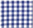 Durable Hand Woven 100% Cotton Blue Picnic Check Tablecloth 60" X 60"