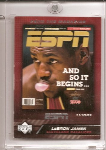 Cheap 2005 /06 Upper Deck ESPN LeBron James "ESPN The Magazine Cover" Basketball Card - Mint Condition- Shipped In Protective Screwdown Case !