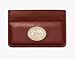 Florida Gators 1" "2006 Year Of The Gator" (gold Plated) On Brown Leather Business Card / Credit Ca