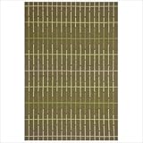 IMAGE OF Jaipur Rugs Inc Hand hooked, In Line Light Leaf Green/Light Leaf Green, 5 by 7.6