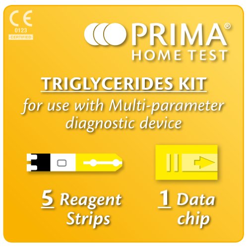 Prima Home Test Multicare-In Triglycerides Strips (Pack of 5)