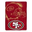 San Francisco 49ers NFL Tag" Micro Raschel Blanket (60"x80")"