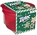 Ziploc Limited Edition Holiday Colored Storage Containers with Lids (Large Round, Red)