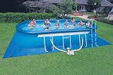 Intex 24' x 12' x 48" Oval Ellipse Easy Frame Set Pool Set Complete