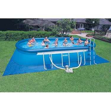 Intex 24 X 12 X 48 Oval Ellipse Simple Frame Set Pool Set Total