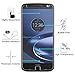 OMOTON Moto Z Force Droid Screen Protector [2 PACK]- [9H Hardness] [Crystal Clear] [Bubble Free] Tempered Glass Screen Protector for Motorola Moto Z Force Droid,