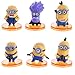 Despicable Me 2 The Minions Role Figure Display Toy PVC 6Pcs Set 4cm/1.6