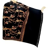 All Over Kashmiri Embridered Or Cashmere Wool Bootie Shawl From Kashmir (Free Shipping) Shwl0203rr