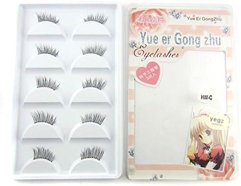 HW-C 5 pairs Mini Corner Half False eyelashes eye lashes makeup