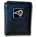 St. Louis Rams Genuine Leather Tri-fold Wallet