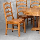 Lifestyle California 17-803RTA Mammoth Retreat Ladder Back Side Chairs