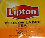 Lipton Yellow Label Tea / 100 Tea Bags / 200g / 7.1oz.