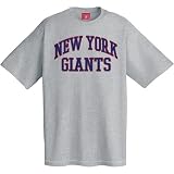 NFL New York Giants Heart and Soul Grey T-Shirt