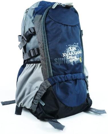 Outdoor Ultralight Internal Frame Hiking Cycling Camping Gear Travel Bags Montaineers Backpack Blue