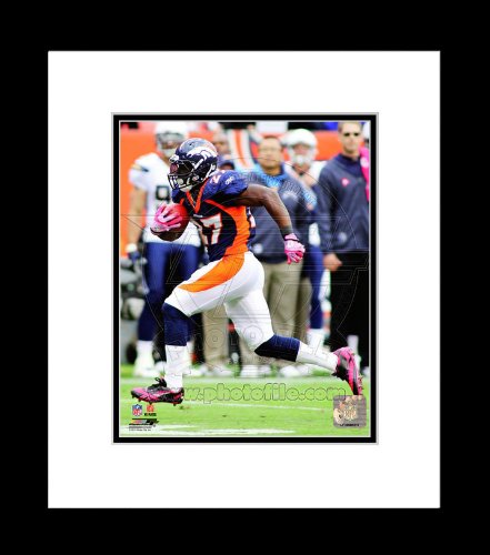 Denver Broncos Knowshon Moreno 2011 Action Framed Picture 8x10