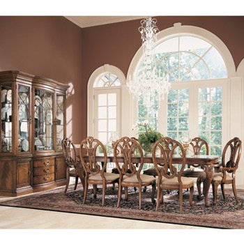 Bob Mackie Home Classics Leg Table Dining Room Set by American Drew