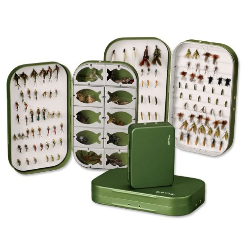 Orvis Lightweight Aluminum Fly 10-compartment Large