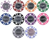 Casino Crown Coin 14gm 1000 Bulk Poker Chips - Choose