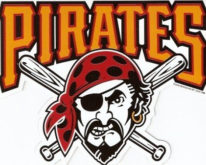 Pittsburgh Pirates Logo MLB Car Magnet