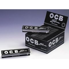 OCB Schwarz Premium long slim 32 Blatt