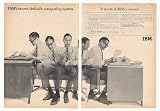 1967 IBM Quiktran 2 Computer System 2-Page Print Ad