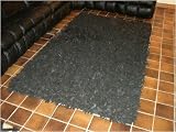 Leather Shag Rug Soft Allover Suede