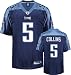 Kerry Collins Tennessee Titans Navy NFL Replica Jersey