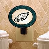 Pack of 3 NFL Philadelphia Eagles Football Stained Glass Night Lights