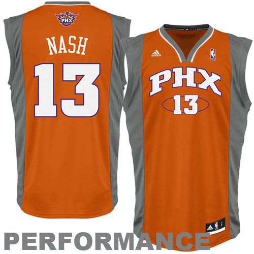 Adidas Phoenix Suns Steve Nash Youth (Sizes 8-20) Revolution 30 Replica Alternate Jersey Large