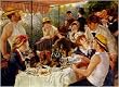 Artist Pierre Auguste Renoir Poster Print of Painting Luncheon of the Boating Party
