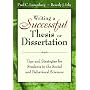 Writing a Successful Thesis or Dissertation: Tips &hellip by Frederick C. Lunenburg