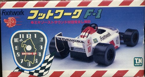 野村トーイ　Footwork フットワーク F-1 エキゾーストサウンド付目覚まし時計