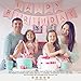 Happy Birthday Bunting Banner Pink and Gold Foiled