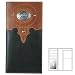 Western Wallets | Men's Checkbook Wallets | Men's Leather Checkbook Wallets | Men's Western Leather Wallets | Men's Western Wallets - Mustang Medallion Leather Checkbook Wallet