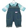 Corolle Denim Overalls Set, fits 12 inch baby dolls
