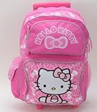 New Arrival Sanrio Hello Kitty Large Rolling Backpack and Hello Kitty Silicone iPhone 4 Case Set