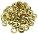 100pc Quality 3/8" Brass Grommets Tarps Canopies Covers Canvas Curtains