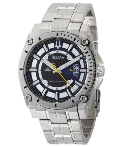 Bulova 96B131 Men's Precisionist Super Accurate Stainless Steel Blue Dial Quartz Watch Bulova 96B131 Men's Precisionist Super Accurate Stainless Steel Blue Dial Quartz Watch