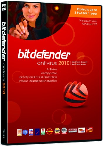 BitDefender Antivirus 2010 1 Year 3 Users (PC CD)