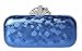 Chicastic Sparkle Hard Box Wedding Evening Clutch Purse With Rhinestone Closure