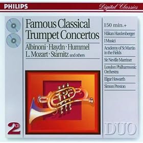 Concerto a 5 in B flat, Op.7, No.3 for Oboe, Strings and Continuo - Trumpet performance - 3. Allegro