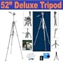 Rokinon Professional Grade 52" Titanium Anodized Camcorder Tripod with Carrying Case + Digital Camcorder Accessory Kit for Hitachi DVD Camcorder DZ-GX20, DZ-GX20A, DZ-GX20E, DZ-GX25MA, DZ-GX25M, DZ-GX3100, DZ-GX3100A, DZ-GX3100E, DZ-GX3200, DZ-GX3200A, DZ-GX3200E, DZ-GX3300B, DZ-GX3300S, DZ-GX3300A, DZ-GX3300E, DZ-GX5000A, DZ-GX5020A, DZ-GX5060SW, DZ-GX5080A, DZ-GX5100SW, DZ-GX5300, DZ-HS500A, DZ-HS500SW
