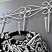 Over Door Rack Hook Hanger. Marrywindix White Metal 5 Hook Metal Hanger for Hanging Clothes , Coat , Hat Belt