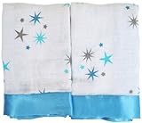 Aden+Anais Issies Security Blanket - aurelia - Blue Stars