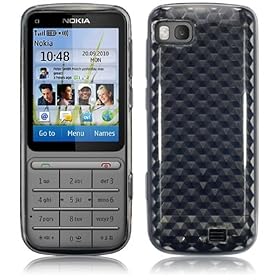 NOKIA C3-01 GEL CASE / COVER / SHELL / SKIN - CLEAR PART OF THE QUBITS ACCESSORIES RANGE