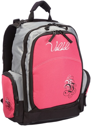 V&ouml;lkl Rucksack Attiva, pink/silber/schwarz, 28cm x 15cm x 42cm, 162518