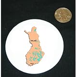 3 button pin printed with map, western, vector by Shop Zeus