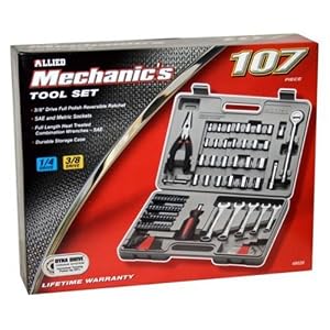 Allied International 49028 107-Piece Automotive Tool Set by Allied